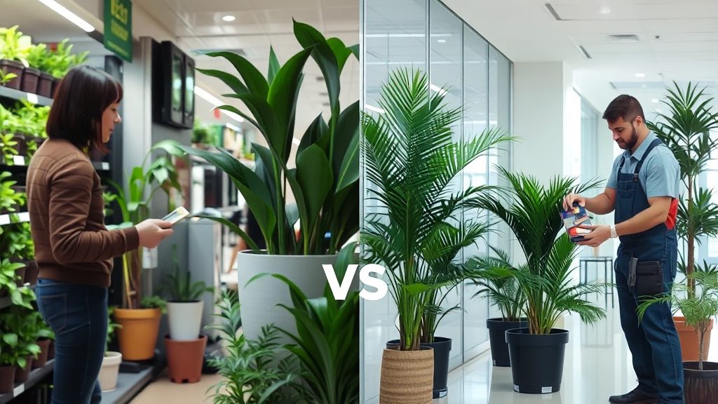 买花 vs 租花：企业绿植方案对比指南